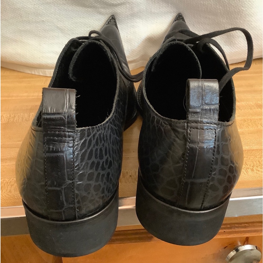 Comme Des Garçons Homme Plus SS15 Pointed Toe Leather Shoes Sz.27/9-US - Picture 8 of 13